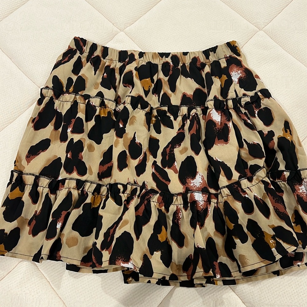 Leopard Print Skirt